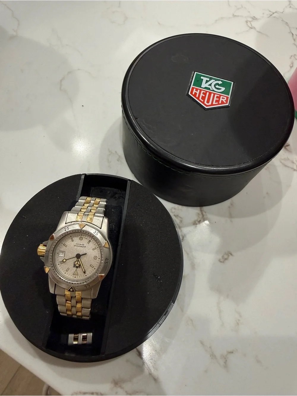 Tag Heuer Two-Tone Silver and Gold Women's Watch with Bracelet